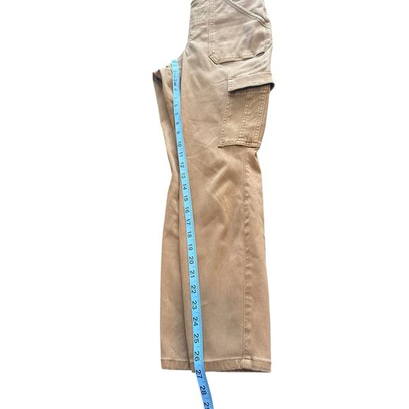 Spanx Brown Stretch Pull On Twill Slim Ankle Cargo Pant Size Large Style 20311Q - Picture 13 of 14